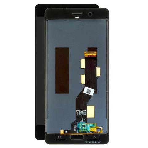 LCD compatible with Nokia 8 Dual Sim, black, without frame, High Copy 