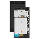 LCD compatible with Blackberry Z3, (black, with frame, Original (PRC))