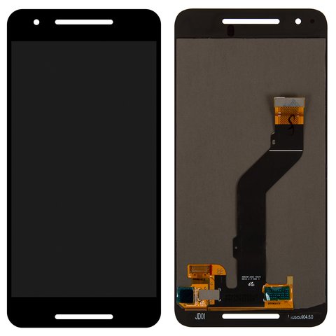 LCD compatible with Huawei Nexus 6P, black, without frame, original change glass  , NIN A22 NIN A2 