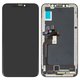LCD compatible with Apple iPhone X, (black, with frame, Original (PRC), PRC, NEW)