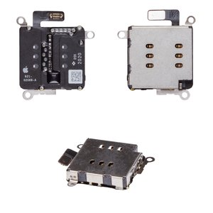 SIM Card Connector compatible with iPhone XR, with flat cable 