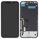 LCD compatible with iPhone XR, (black, with frame, AAA, (TFT), ZY, LTPS FHD)