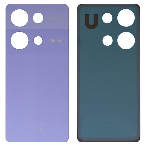 Housing Back Cover compatible with Xiaomi Redmi Note 13 Pro 4G, purple, lavender purple