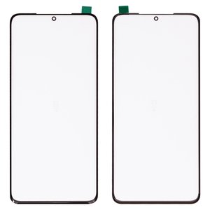 Housing Glass G+OCA PRO compatible with Samsung G985 Galaxy S20 Plus, G986 Galaxy S20 Plus 5G, with OCA film, black 