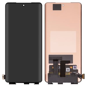 LCD compatible with OnePlus 12R, Ace 3, black, without frame, High Copy, OLED  