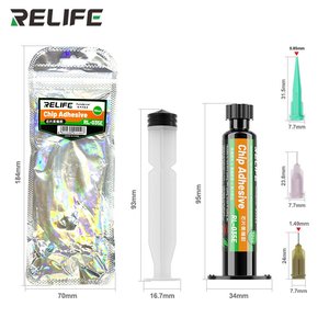 Glue RELIFE RL 035E, black, UV, 10 ml, compound 