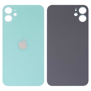 Housing Back Cover compatible with iPhone 11, green, no need to remove the camera glass, Original PRC , big hole 