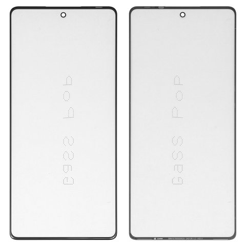 Стекло корпуса G+OCA PRO для Tecno Camon 30 CL6, CL6k , Camon 30 5G CL7 , с OCA пленкой, черное