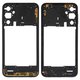 Housing Middle Part compatible with Samsung A245 Galaxy A24, (black)