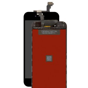 Pantalla LCD puede usarse con iPhone 6, negro, con marco, AAA, Tianma