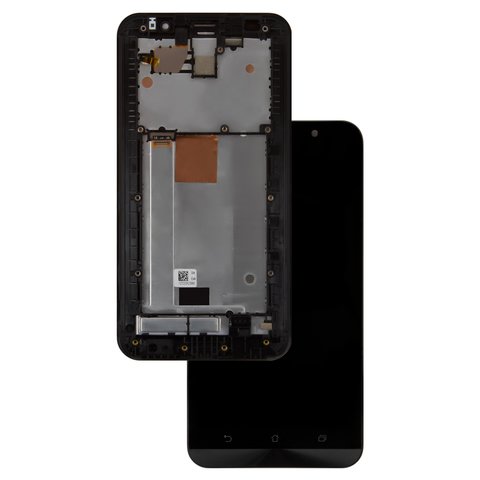Pantalla LCD puede usarse con Asus ZenFone 2 ZE551ML , negro, con marco, TM FHD