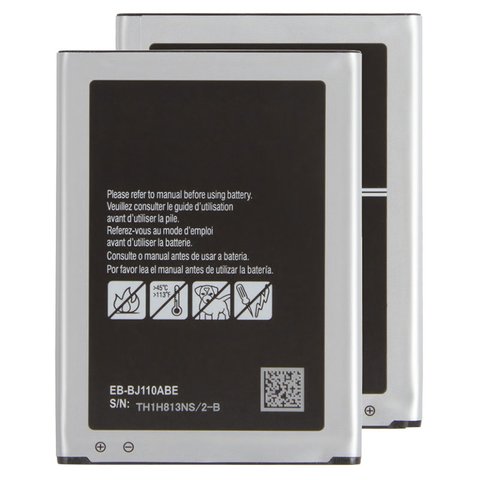 Batería EB BJ110ABE puede usarse con Samsung J110 Galaxy J1 Ace, Li ion, 3.8 V, 1900 mAh, Original PRC