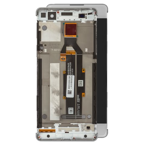 Pantalla LCD puede usarse con Sony F3111 Xperia XA, F3112 Xperia XA Dual, F3113 Xperia XA, F3115 Xperia XA, F3116 Xperia XA Dual, blanco, Original PRC 