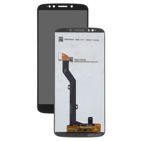 Pantalla LCD puede usarse con Motorola XT1922 Moto G6 Play, negro, sin marco, Copy