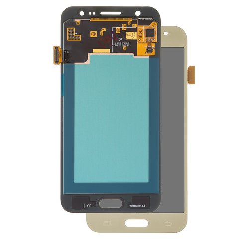 Pantalla LCD puede usarse con Samsung J500 Galaxy J5, dorado, sin marco, original vidrio reemplazado 