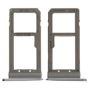 Sujetador de tarjeta SIM puede usarse con Samsung G930F Galaxy S7, negro