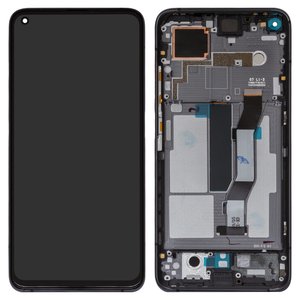 Pantalla LCD puede usarse con Xiaomi Mi 10T, Mi 10T Pro, Redmi K30s, negro, con marco, Original PRC , M2007J3SG, M2007J3SY, M2007J3SP, M2007J3SI, M2007J17C, M2007J3SC