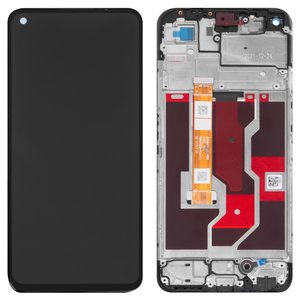 Pantalla LCD puede usarse con Oppo A36, A76, negro, con marco, Original PRC , PESM10, CPH2375, BV066G3M L01 MB00