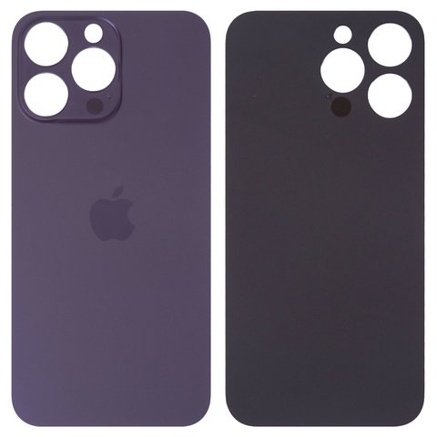 Panel trasero de carcasa puede usarse con iPhone 14 Pro Max, morada, no es necesario desmontar la cámara, Original PRC , big hole