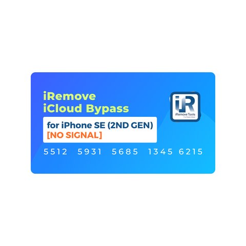 iRemove iCloud Bypass para iPhone SE 2ND GEN  [NO SIGNAL]