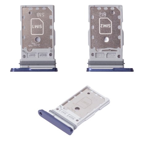 Sujetador de tarjeta SIM puede usarse con Samsung S931 Galaxy S25, S936 Galaxy S25 Plus, negro, blue Black, dual sim