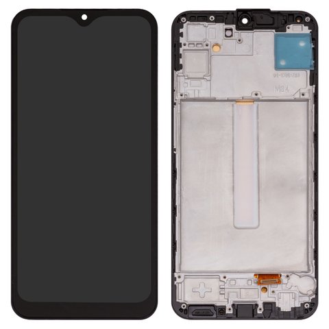 Pantalla LCD puede usarse con Samsung M346 Galaxy M34, negro, con marco, High Copy, con borde ancho, OLED