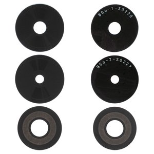 Vidrio de cámara puede usarse con Tecno Spark 20C BG7 , Spark Go 2024  BG6 , negro, sin marco, juego de 3 uds.