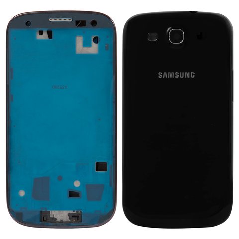 Корпус для Samsung I9305 Galaxy S3, чорний