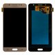 Дисплей для Samsung J510 Galaxy J5 (2016), золотистий, без рамки, Original (PRC), original glass