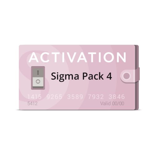 Активація Sigma Pack 4
