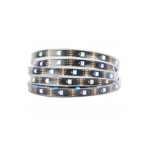 Светодиодная лента RGB SMD5050, WS2815 черная, с управлением, IP67, 12 В, 30 диодов м, 5 м 