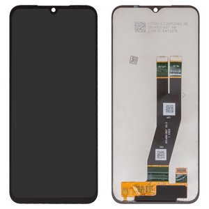 Дисплей для Samsung A145 Galaxy A14, черный, без рамки, Original PRC , c черным шлейфом