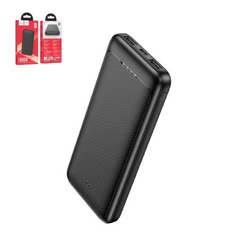 Power bank Hoco J111, 10000 мАч, 10 Вт, черный, #6931474795748