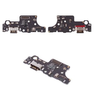 Шлейф для Motorola Moto E14, Moto G04, конектора зарядки, з мікрофоном, High Copy, плата зарядки