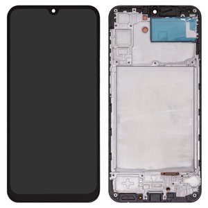 Дисплей для Samsung A245 Galaxy A24, черный, с рамкой, Сopy, TFT 