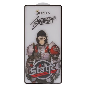 Защитное стекло для Google Pixel 7, совместимо с чехлом, Full Glue, Anti Static, черный, gorilla