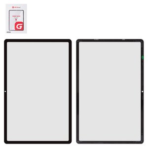 Скло корпуса G+OCA PRO для Samsung X710, X716 Galaxy Tab S9, з ОСА плівкою, чорне