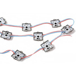 Комплект квадратных LED-модулей (WS2811, полноцветные, 3 светодиода SMD5050, IP67, 20 шт.) Комплект квадратных LED-модулей (WS2811, полноцветные, 3 светодиода SMD5050, IP67, 20 шт.)